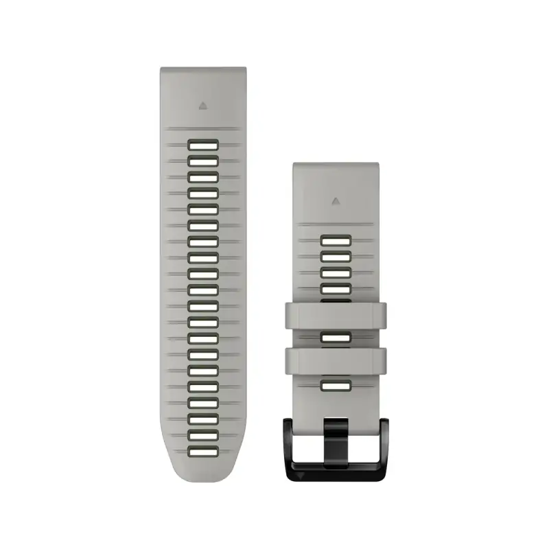 Garmin QuickFit 26 Fog Grey/Moss Silicone Band