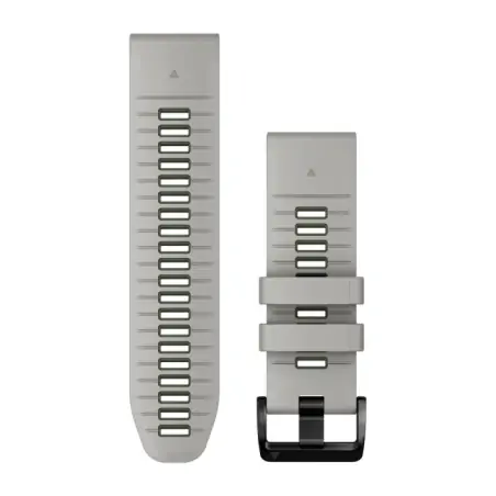 Garmin QuickFit 26 Fog Grey/Moss Silicone Band