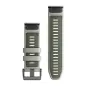 Garmin QuickFit 26 Fog Grey/Moss Silicone Band