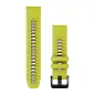 Garmin QuickFit 22 Electric Lime/Graphite Silicone Band