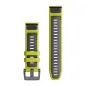 Garmin QuickFit 22 Electric Lime/Graphite Silicone Band
