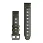 Garmin QuickFit 22 Moss/Graphite Silicone Band Garmin QuickFit 22 Moss/Graphite Silicone Band