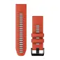 Garmin QuickFit 26 Flame Red/Graphite Silicone Band