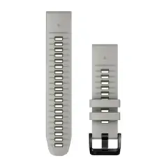 Garmin QuickFit 22 Fog Gray/Moss Silicone Band