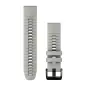 Garmin QuickFit 22 Fog Gray/Moss Silicone Band
