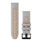 Garmin QuickFit 26 Fog Grey/Ember Orange Silicone Band Garmin QuickFit 26 Fog Grey/Ember Orange Silicone Band