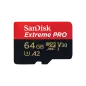 SanDisk Extreme PRO microSDXC 64GB U3 V30