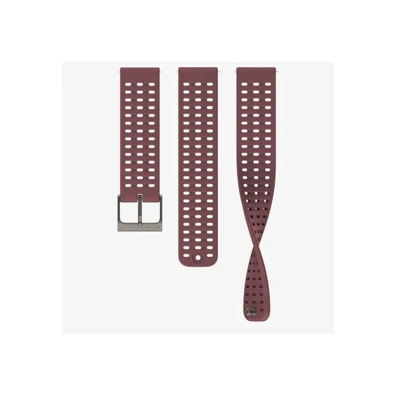 Suunto 22mm Athletic 2 Silicone Strap Dark Ruby S+M