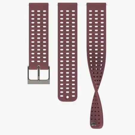 Suunto 22mm Athletic 2 Silicone Strap Dark Ruby S+M