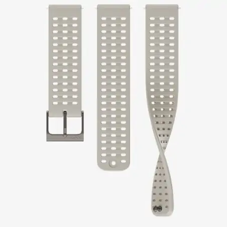 Suunto 22mm Athletic 2 Silicone Strap Sand Gray S+M