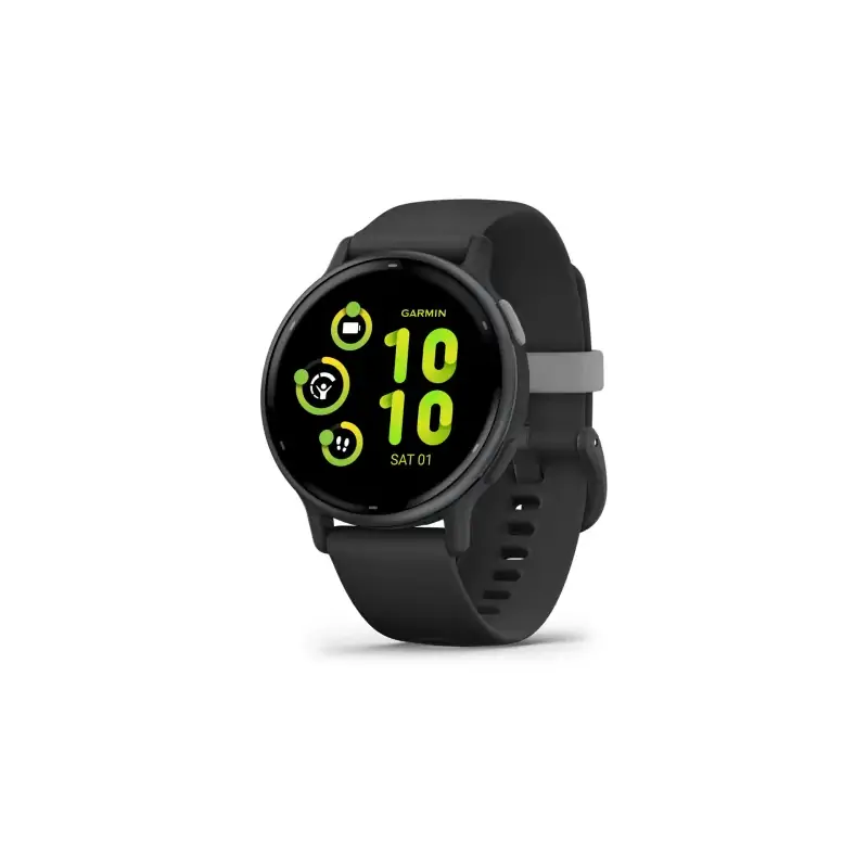 Garmin Vivoactive 5 Slate Aluminum with Black Silicone Band - 24 interest free installments