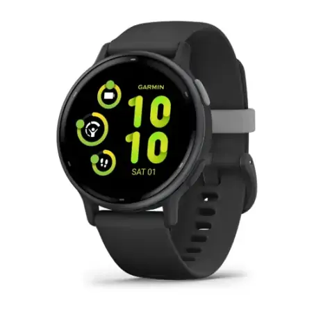 Garmin Vivoactive 5 Slate Aluminum with Black Silicone Band - 24 interest free installments