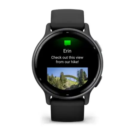 Garmin Vivoactive 5 Slate Aluminum with Black Silicone Band - 24 interest free installments