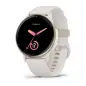 Garmin Vivoactive 5 Cream Gold Aluminum Bezel with Ivory Case and Silicone Band - 24 interest free i