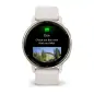 Garmin Vivoactive 5 Cream Gold Aluminum Bezel with Ivory Case and Silicone Band - 24 interest free i