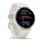Garmin Vivoactive 5 Cream Gold Aluminum Bezel with Ivory Case and Silicone Band - 24 interest free i