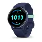 Garmin Vivoactive 5 Metallic Navy Aluminum Bezel with Navy Case and Silicone Band - 24 interest free
