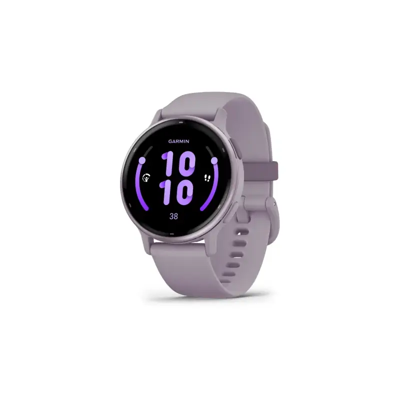 Garmin Vivoactive 5 Metallic Orchid Aluminum Bezel with Orchid Case and Silicone Band  - 24 άτοκες δόσεις