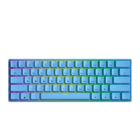 HK Gaming - GK61 US Layout - ( Blue , Gateron Black )