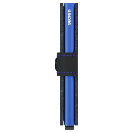 Secrid Miniwallet Matte Black & Blue