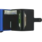 Secrid Miniwallet Matte Black & Blue