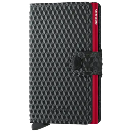 Secrid Miniwallet Cubic Black-Red