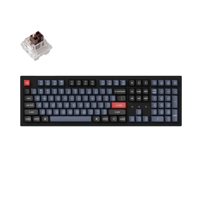 Keychron K10 Pro QMK/VIA Wireless Mechanical Keyboard Black RGB Brown Switches - 12 άτοκες δόσεις Keychron K10 Pro QMK/VIA Wireless Mechanical Keyboard Black RGB Brown Switches - 12 άτοκες δόσεις