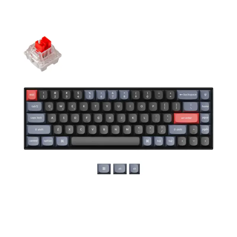 Keychron K6 Pro QMK/VIA Wireless Custom Mechanical Keyboard RGB Black Red Switches - 12 άτοκες δόσεις Keychron K6 Pro QMK/VIA Wireless Custom Mechanical Keyboard RGB Black Red Switches - 12 άτοκες δόσεις