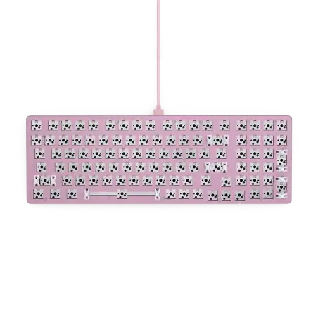 Glorious GMMK2 Modular Mechanical Keyboard Full Size Barebones Edition Pink - 6 άτοκες δόσεις