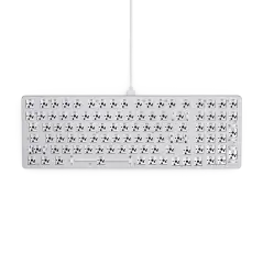 Glorious GMMK2 Modular Mechanical Keyboard Full Size 96% Barebones Edition US Ansi White - 6 άτοκες δόσεις