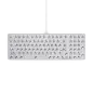 Glorious GMMK2 Modular Mechanical Keyboard Full Size 96% Barebones Edition US Ansi White - 6 άτοκες δόσεις