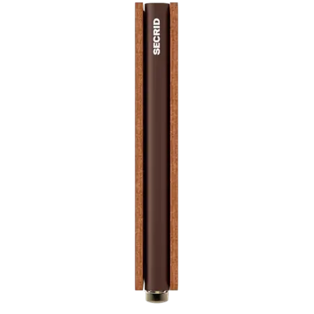 Secrid Premium Slimwallet Emboss Lines Cognac