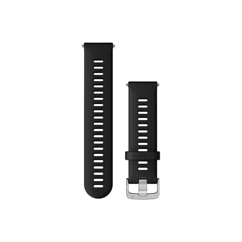 Garmin Quick Release 22 Bands Black With Silver