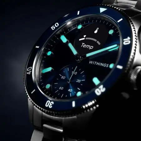 Withings Scanwatch Nova Blue - 12 Άτοκες Δόσεις