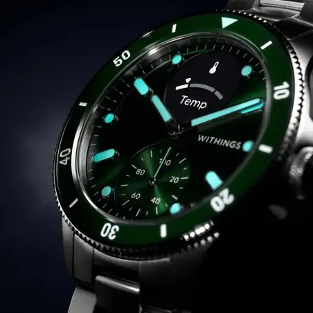 Withings Scanwatch Nova Green - 12 Άτοκες Δόσεις