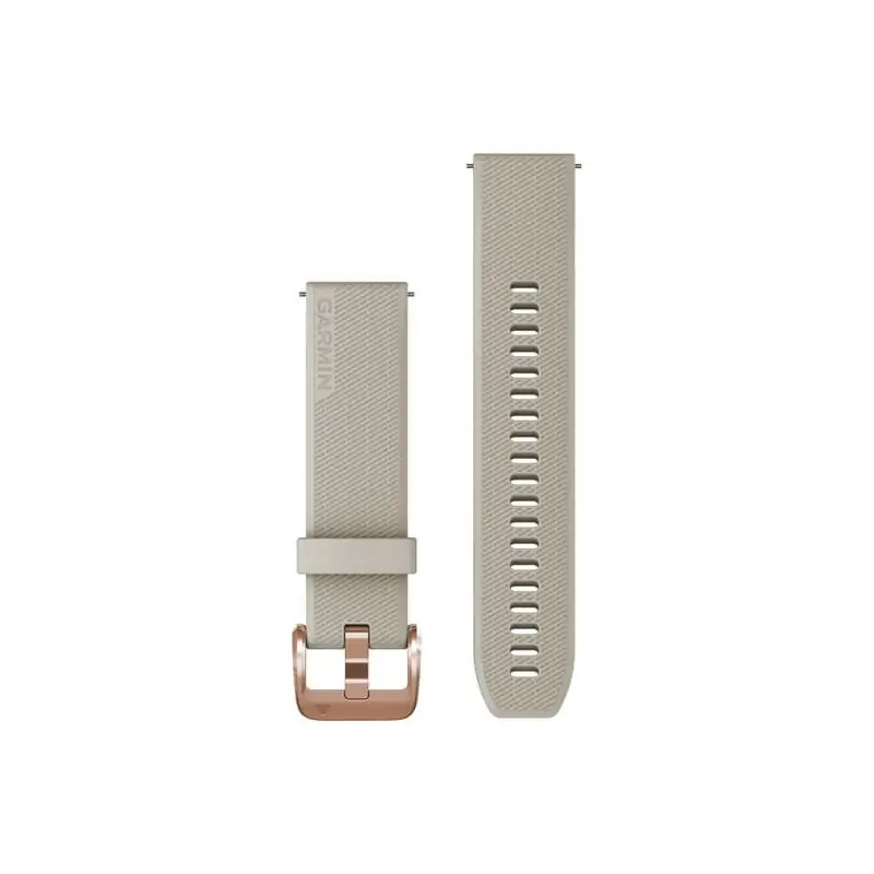 Garmin Quick Release Bands (20 mm) Light Sand with Rose Gold Hardware Garmin Quick Release Bands (20 mm) Light Sand with Rose Gold Hardware