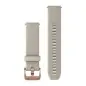 Garmin Quick Release Bands (20 mm) Light Sand with Rose Gold Hardware Garmin Quick Release Bands (20 mm) Light Sand with Rose Gold Hardware