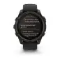 Garmin Fenix 8 47mm AMOLED Sapphire Titanium Carbon Gray DLC with Black/Pebble Gray - 24 άτοκες δόσεις Garmin Fenix 8 47mm AMOLED Sapphire Titanium Carbon Gray DLC with Black/Pebble Gray - 24 άτοκες δόσεις