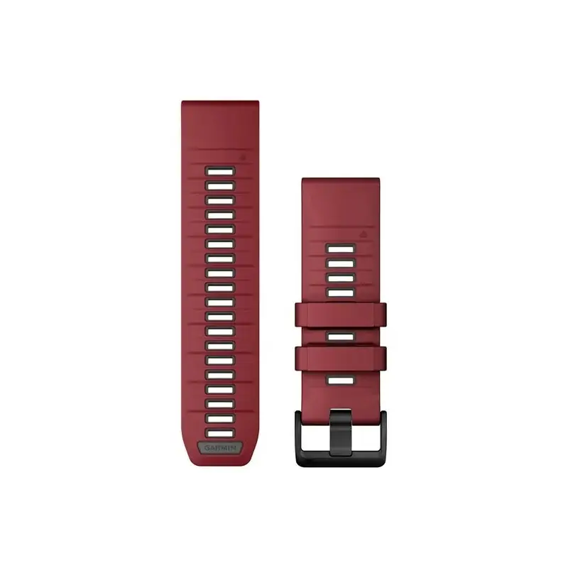 Garmin QuickFit 26 Silicone Band Marsala with Graphite