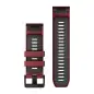 Garmin QuickFit 26 Silicone Band Marsala with Graphite