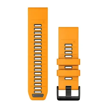 Garmin QuickFit 26 Silicone Band Spark Orange with Gray