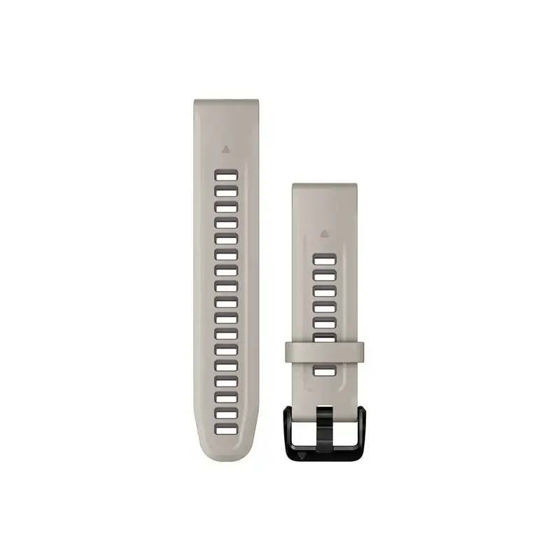 Garmin QuickFit 20 Silicone Band Fog Gray with Dark Sand