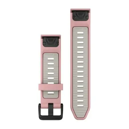 Garmin QuickFit 20 Silicone Band Dust Rose with Fog Gray