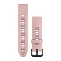 Garmin QuickFit 20 Silicone Band Dust Rose with Fog Gray