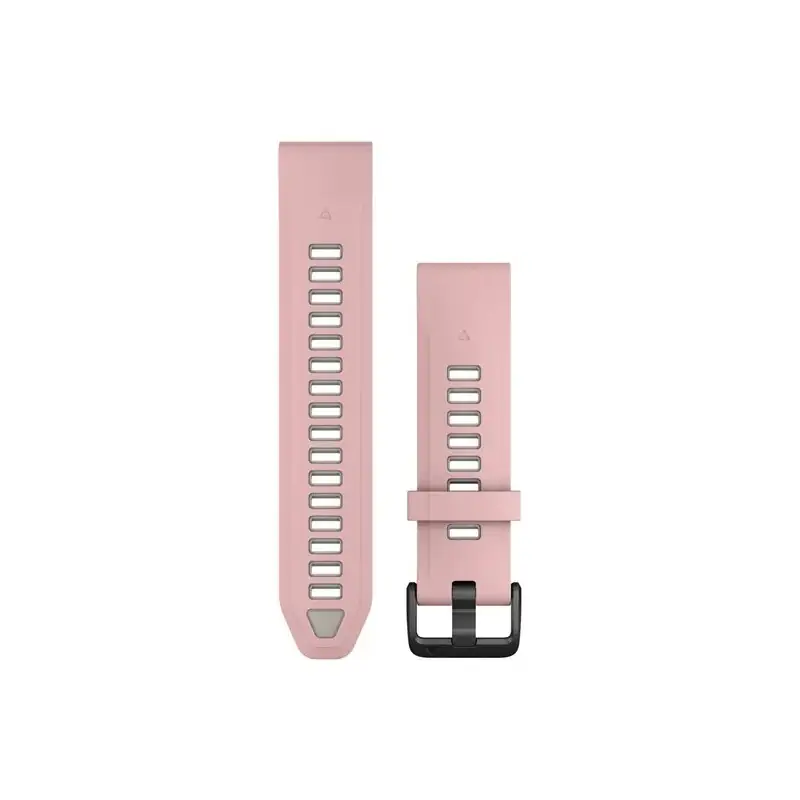 Garmin QuickFit 20 Silicone Band Dust Rose with Fog Gray