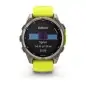 Garmin Fenix 8 47mm Solar Sapphire Titanium with Amp Yellow and Graphite - 24 άτοκες δόσεις Garmin Fenix 8 47mm Solar Sapphire Titanium with Amp Yellow and Graphite - 24 άτοκες δόσεις