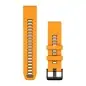 Garmin QuickFit 22 Silicone Band Spark Orange with Gray Garmin QuickFit 22 Silicone Band Spark Orange with Gray