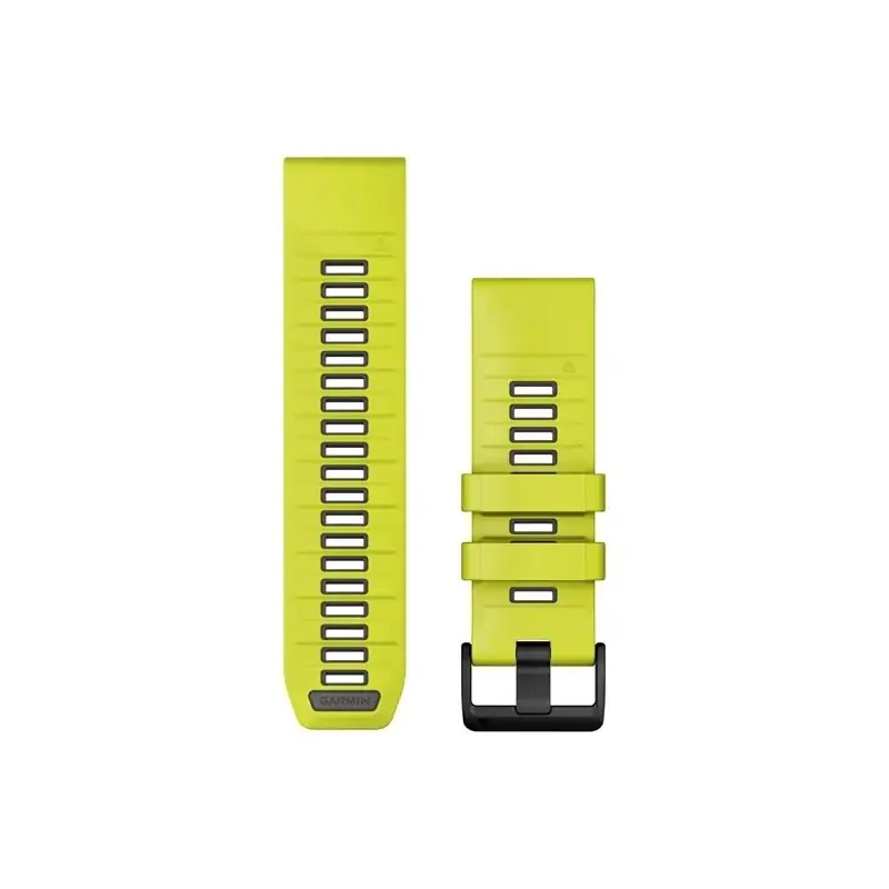 Garmin QuickFit 26 Silicone Band Amp Yellow with Graphite