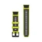 Garmin QuickFit 22 Silicone Band Amp Yellow with Graphite