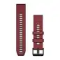 Garmin QuickFit 22 Silicone Band Marsala with Graphite